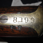 E.P. Bond Enfield Rifle Musket Confederate Inventory Number 8199