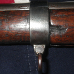 1863 Richmond Long Rifle center barrel band, left side offset U