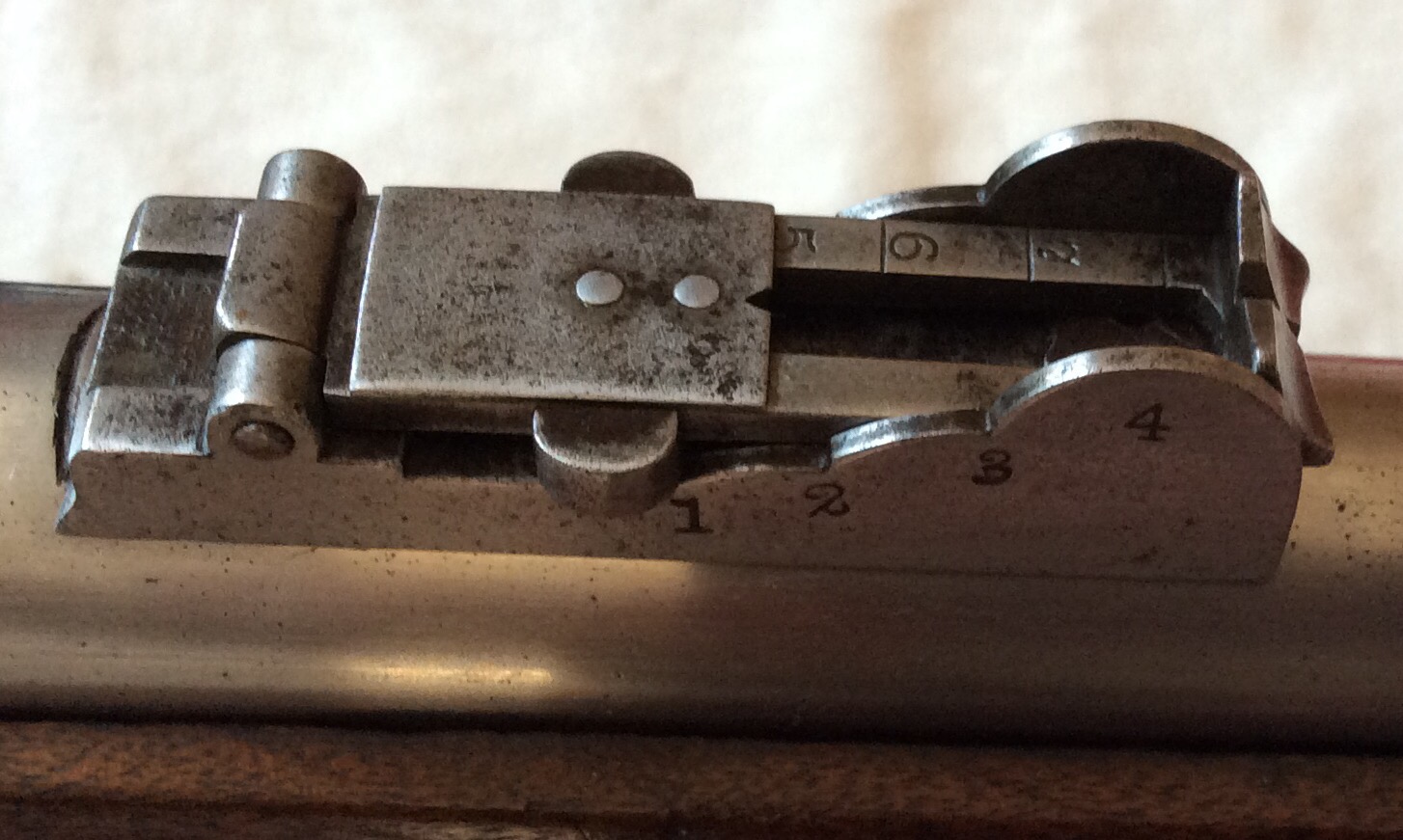 Harpers Ferry Rifle Musket, Long Base Adjustable Rear Sight | Civil War ...