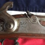 1863 Springfield Rifle Musket Lock Plate, Cocked Hammer