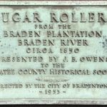 Sugar Rollers, Circa 1850 Plaque